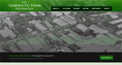 Desktop Screenshot of clarencetcchingfoundation.org